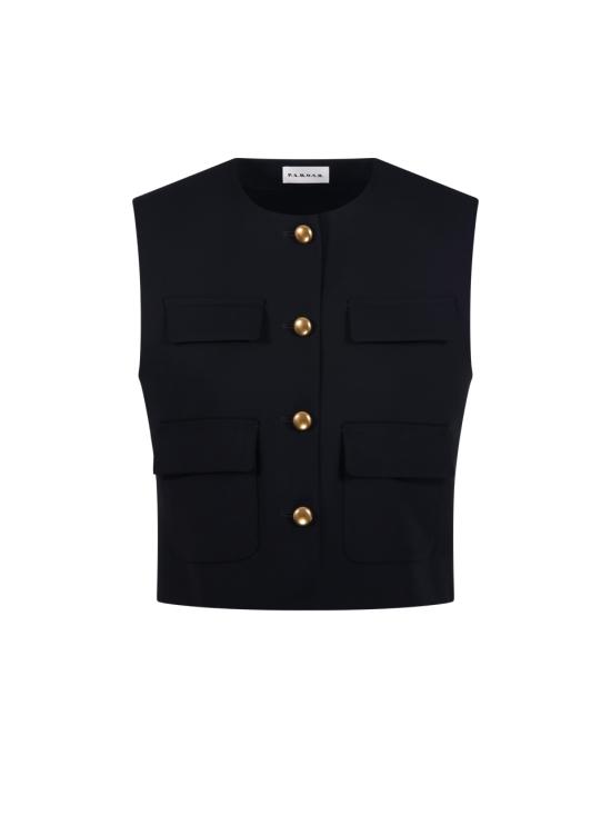 25FW 파로쉬 베스트 LILIUXY25 D410047G 013 NERO