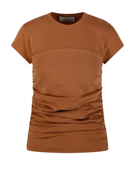 25FW 이자벨마랑에뚜왈 반팔 티셔츠 25ATS0275FA A1N41I 50CA CARAMEL