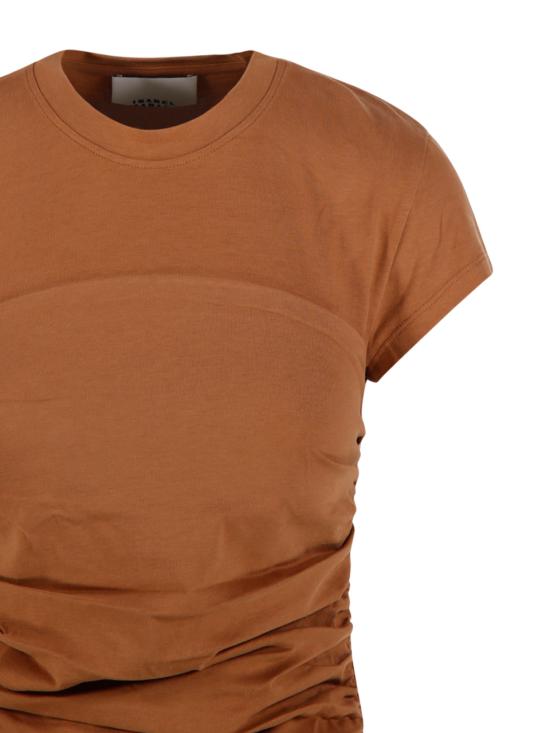 25FW 이자벨마랑에뚜왈 반팔 티셔츠 25ATS0275FA A1N41I 50CA CARAMEL - ISABEL MARANT ETOILE