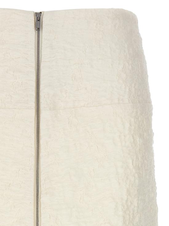  질샌더 미디 스커트 J02MA0174J20138102 White - JIL SANDER