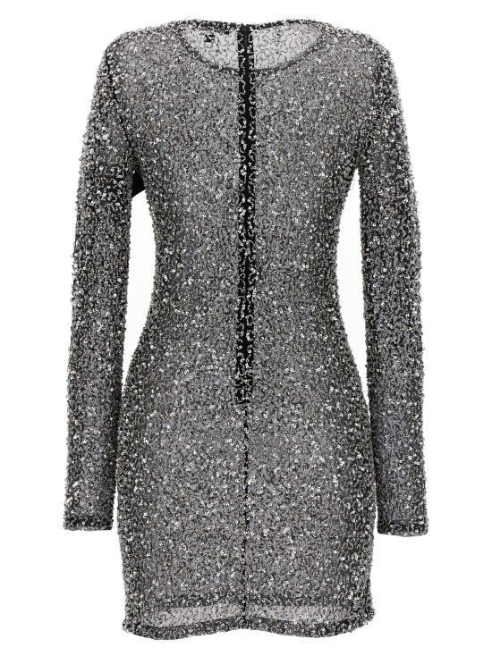  레트로페테 숏 원피스 FW237836BLACKSILVER Black - RETROFETE