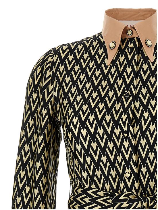 25SS 발렌티노 가라바니 미디 원피스 B3VAEY590RR6E Multicolor - VALENTINO GARAVANI