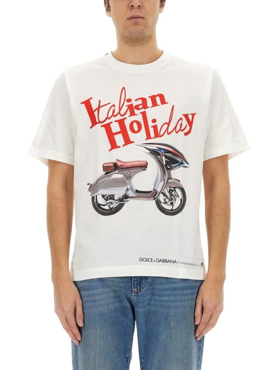 25SS 돌체앤가바나 반팔 티셔츠 G8PN9T G7O4SW0800 White
