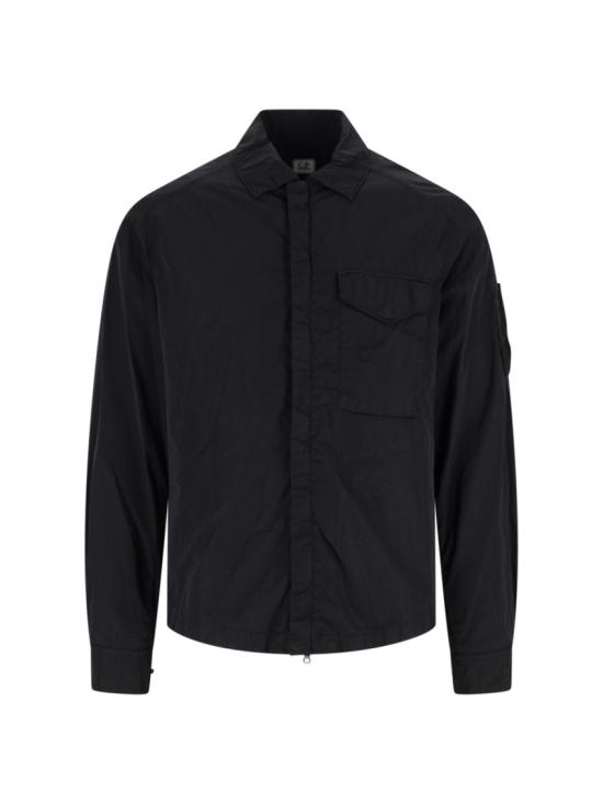 25FW 씨피 컴퍼니 크롬 R 렌즈 오버셔츠 19CMOS089A005904G999 Black