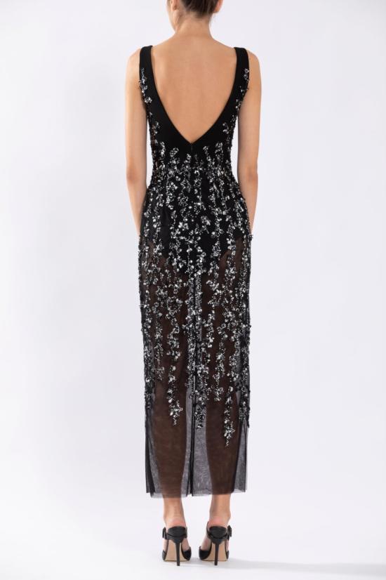  사이드 코베이시 롱 원피스 튤 드레스, 스트레이트 핏 드레스 - SAIID KOBEISY