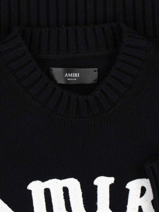 25FW 아미리 스웨터 AMKNCW1094BLACK Black - AMIRI