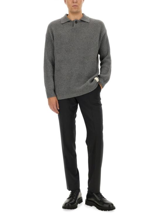  엠포리오 아르마니 스웨터 6D1MZ2 1MH3Z0630 Grey - EMPORIO ARMANI