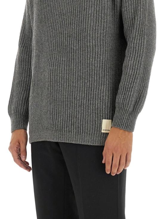  엠포리오 아르마니 스웨터 6D1MZ2 1MH3Z0630 Grey - EMPORIO ARMANI