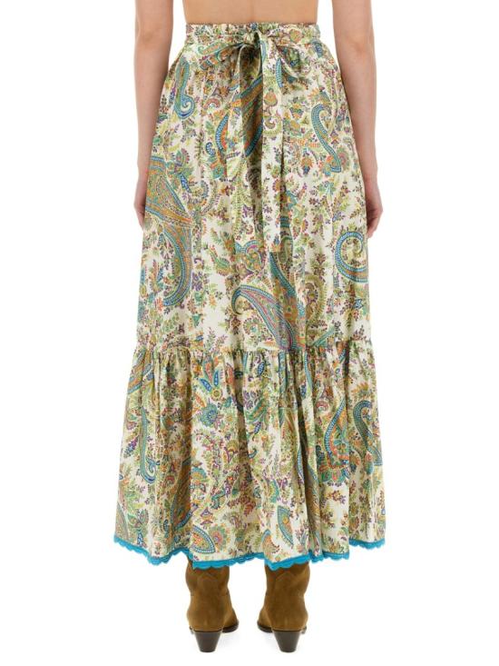  에트로 롱 스커트 WRFA0016 99SA568X0801 Green - ETRO