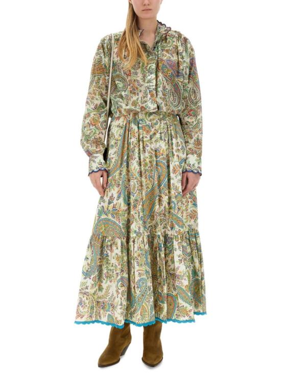  에트로 롱 스커트 WRFA0016 99SA568X0801 Green - ETRO