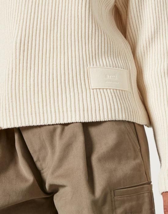  아미 스웨터 FKS024KN0031185 Neutrals - AMI
