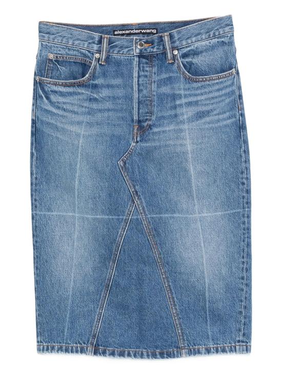 25FW 알렉산더 왕 미디 스커트 4DC4255849 400C VINTAGE MARBLED BLUE