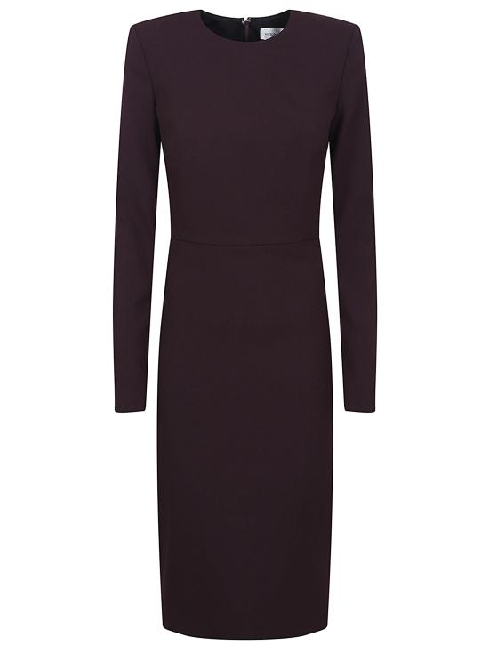 25FW 빅토리아 베컴 롱 원피스 1425WDR 005233B 8849 DEEP MAHOGANY