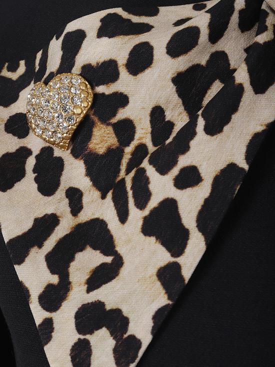 25FW 발렌티노 가라바니 수트 자켓 BVAFH5 1CF BNH NERO ANIMALIER - VALENTINO GARAVANI