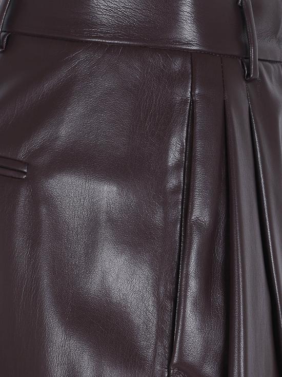 25FW 안다마네 가죽 팬츠 T180471E TNP152 375 CABERNET - ANDAMANE