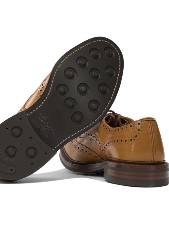 25FW 트리커즈 드레스 슈즈 보턴 레이스업 슈즈 브라운 - TRICKERS