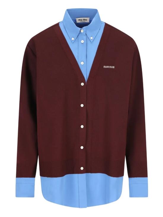 25FW 미우미우 셔츠 MK1962 17HJF041F Light Blue