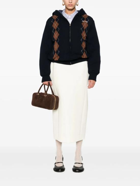 25FW 미우미우 자켓 ML1312 17VUF0008 Blue - MIU MIU