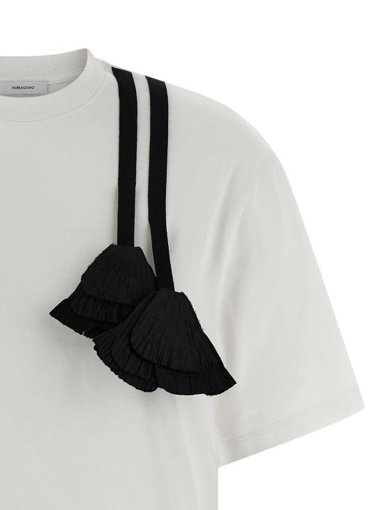 25FW 살바토레 페라가모 탑 788380BIANCO - SALVATORE FERRAGAMO