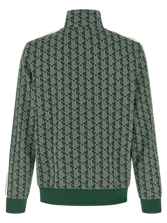 25FW 라코스테 모노그램 집업 스웨트셔츠 SH1368D1R - LACOSTE