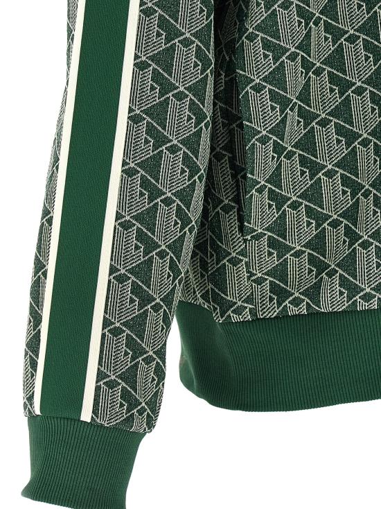 25FW 라코스테 모노그램 집업 스웨트셔츠 SH1368D1R - LACOSTE