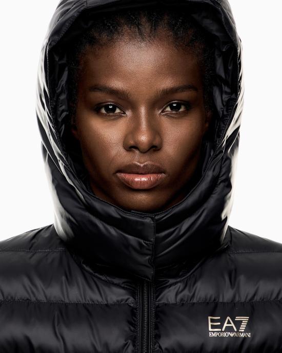 25FW 엠포리오 아르마니 패디드 나일론 후디드 피코트 7W000685 AF12475 UC001 - EMPORIO ARMANI