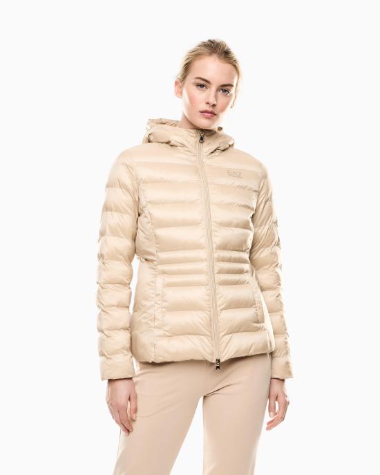 25FW 엠포리오 아르마니 숏패딩 7W000684 AF12475 U1046 Beige - EMPORIO ARMANI