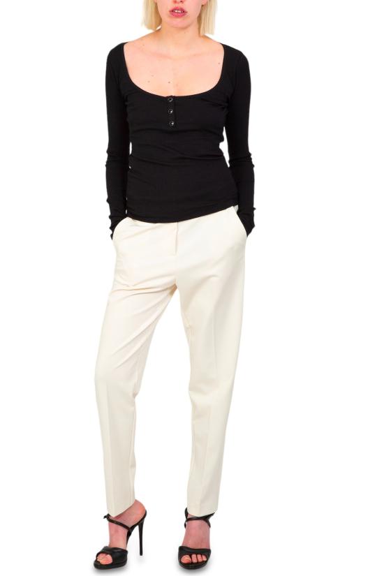  핑코 스트레이트 팬츠 100155 A1L4 N98 White - PINKO