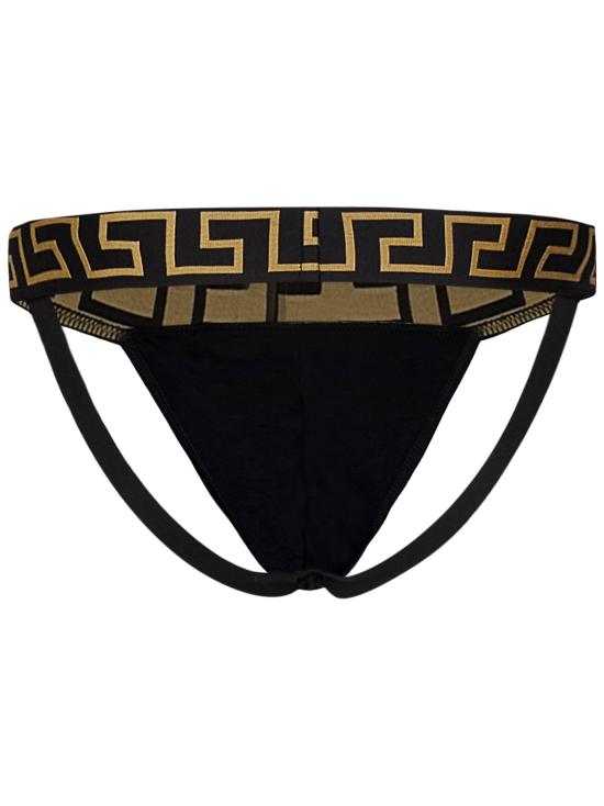 24FW 베르사체 팬티 AUU010171A10011 A80G Black - VERSACE