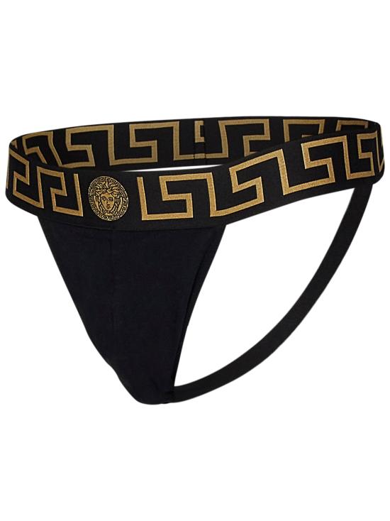 24FW 베르사체 팬티 AUU010171A10011 A80G Black - VERSACE