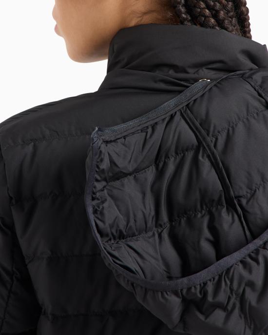 25FW 엠포리오 아르마니 숏패딩 8NTB23 TNF8Z 0200 Black - EMPORIO ARMANI