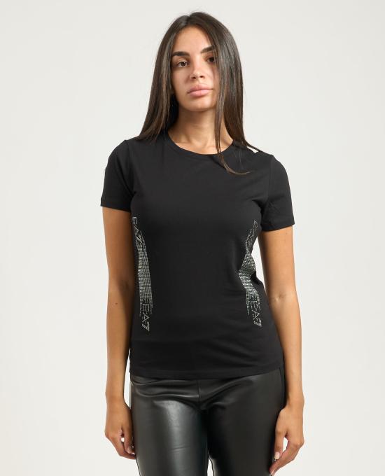 25FW 엠포리오 아르마니 반팔 티셔츠 7W000521 AF12503 UC001 Black