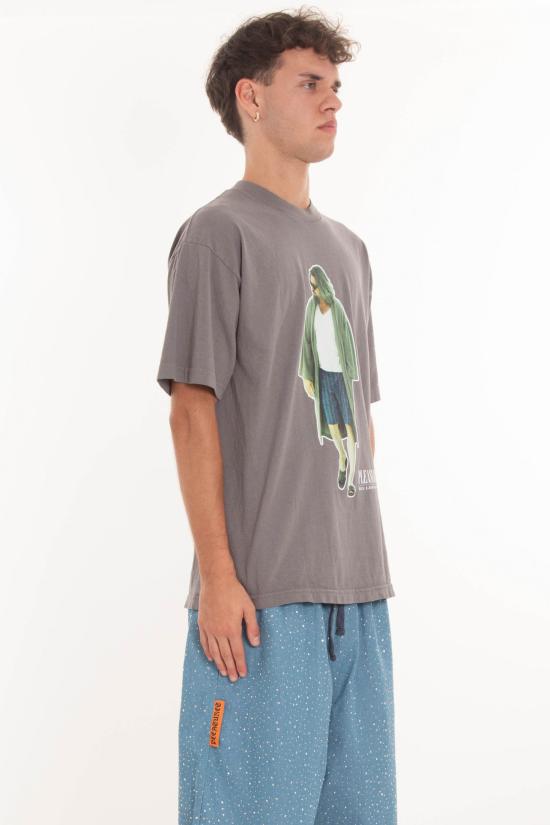 25SS 플레셔스 탑 P25SU058 CHARCOAL Grey - PLEASURES