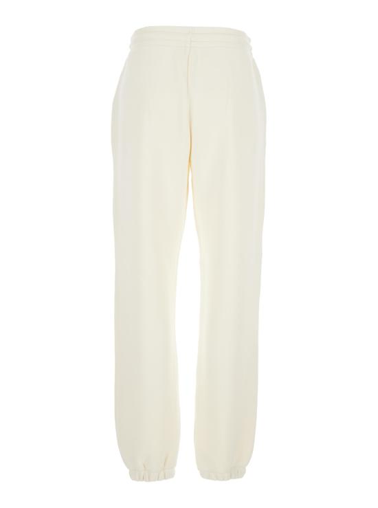25FW 몽클레어 로고 패치 코튼 스웨트팬츠 8H0000689B0Q034 WHITE DOM - MONCLER