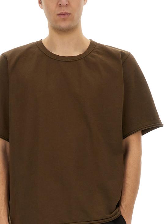 25SS 우마 왕 반팔 티셔츠 UM1530 UW600 BROWN - UMA WANG