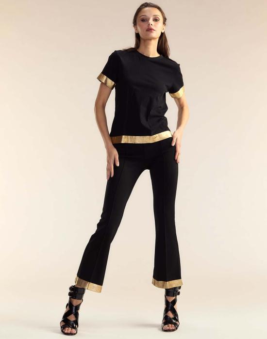  신시아 로리 크롭 팬츠 신시아 로울리 아테나  블랙 - CYNTHIA ROWLEY