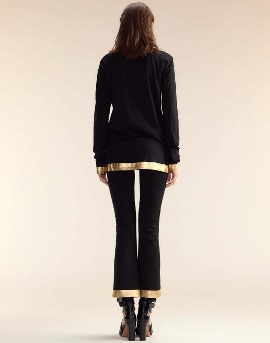  신시아 로리 크롭 팬츠 신시아 로울리 아테나  블랙 - CYNTHIA ROWLEY