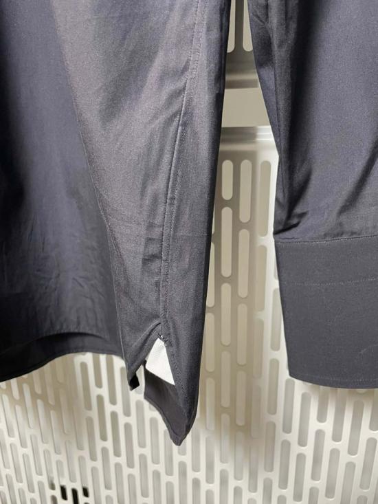  톰포드 긴팔 셔츠 톰 포드 코튼 팝린 셔츠 블랙 - TOMFORD