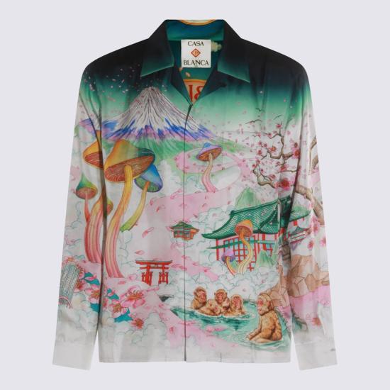 25FW 카사블랑카 긴팔 셔츠 UAW25SH00603M RED