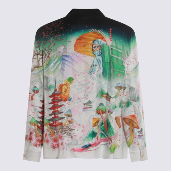 25FW 카사블랑카 긴팔 셔츠 UAW25SH00603M RED - CASABLANCA