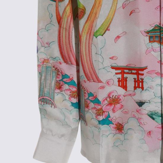 25FW 카사블랑카 긴팔 셔츠 UAW25SH00603M RED - CASABLANCA