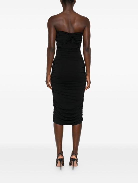 25FW 아멘쿠튀르 미디 원피스 AMW25517920 Black - AMEN COUTURE