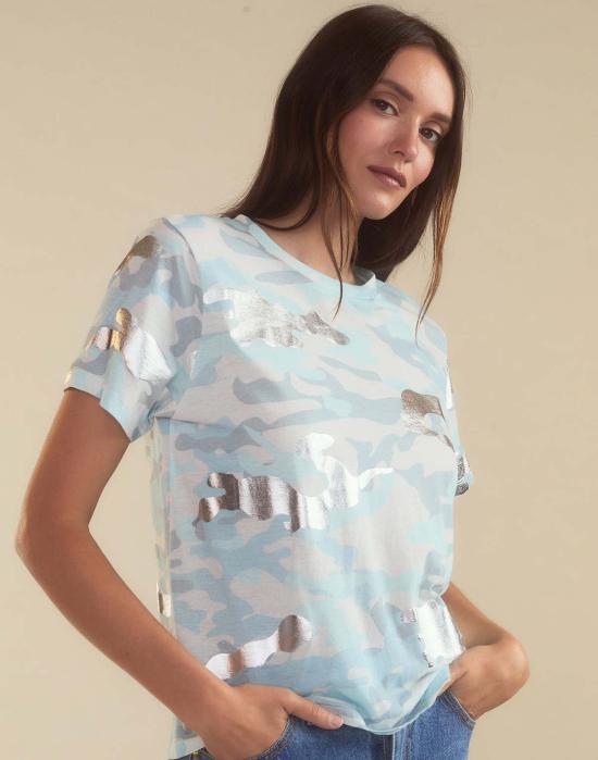  신시아 로리 반팔 티셔츠 신시아 로울리 인 플레인 사이트 티셔츠 - CYNTHIA ROWLEY