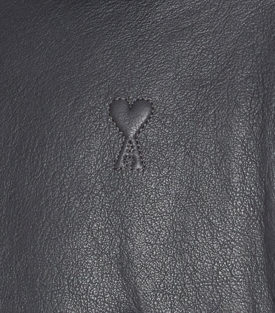 25FW 아미 가죽 자켓 HJK857LH0044020 GREY - AMI