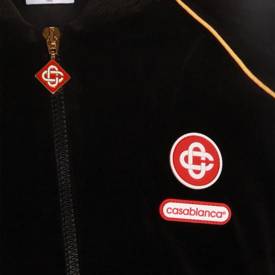 25FW 카사블랑카 스웨터 MAW25JTP42101 Black - CASABLANCA