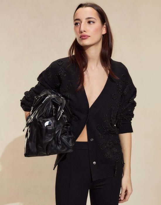  신시아 로리 가디건 신시아 로울리 팔로마 보이프렌드 카디건 블랙 - CYNTHIA ROWLEY