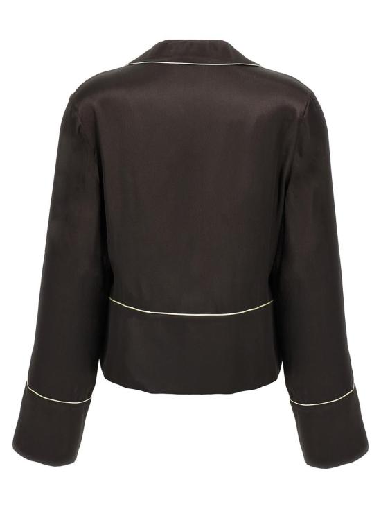 25SS 오프화이트 셔츠 OWGE028S25FAB0016G146G14 Black - OFF WHITE