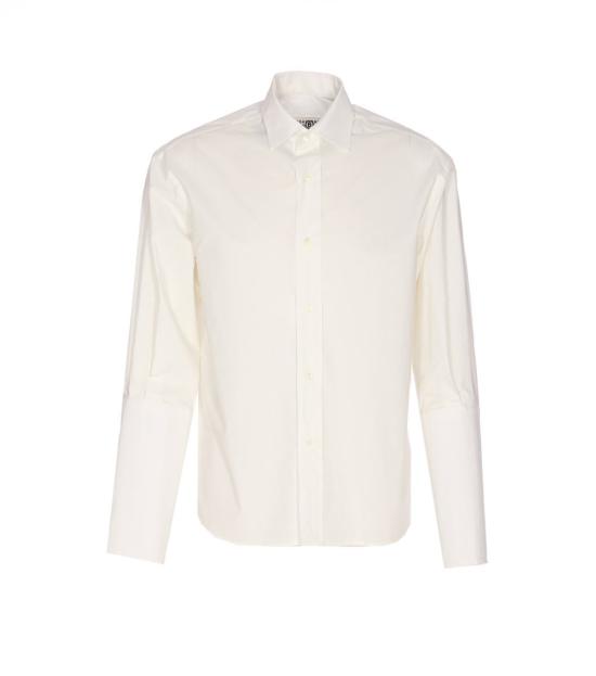 25FW MM6 메종마르지엘라 셔츠 S52DT0052M35256101 WHITE