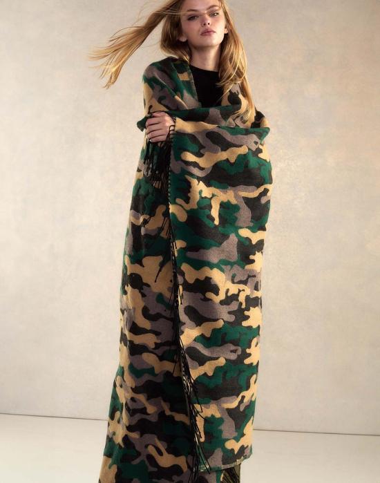  신시아 로리 머플러/스카프 신시아 로울리 울 캐시미어 블랭킷 랩 - CYNTHIA ROWLEY