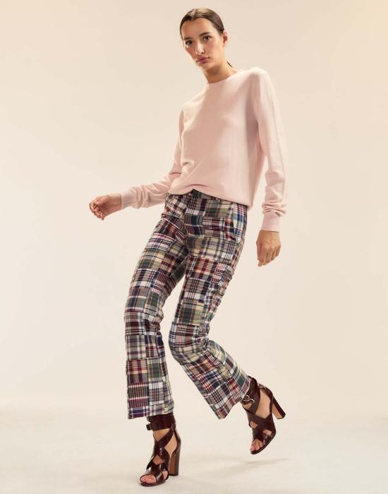  신시아 로리 스웨터 신시아 로울리 엘리아 울 캐시미어  라이트 핑크 - CYNTHIA ROWLEY